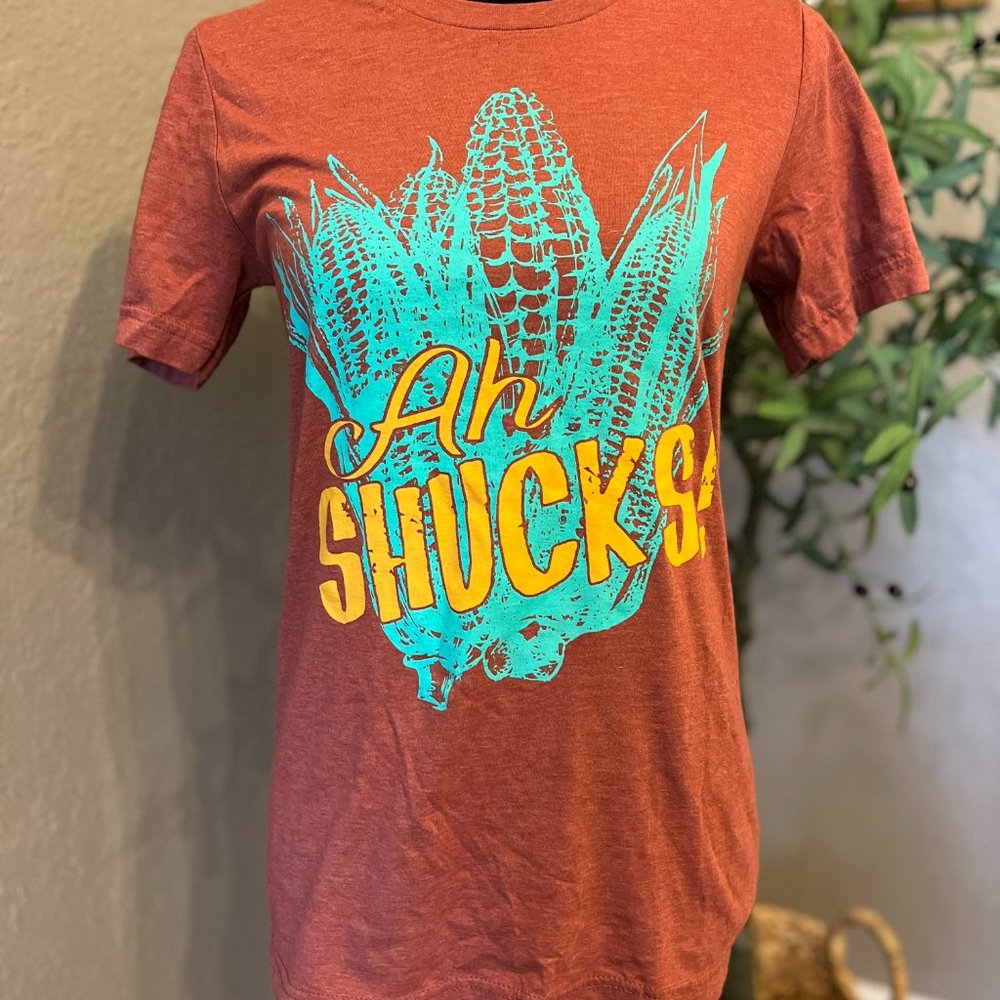 AH SHUCKS FALL TEE
